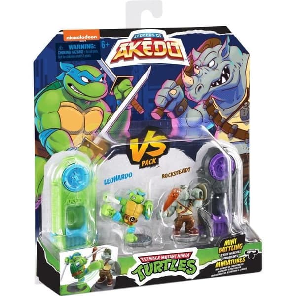 Leonardo vs Kraang Figurer - Akedo - Älgleksaker