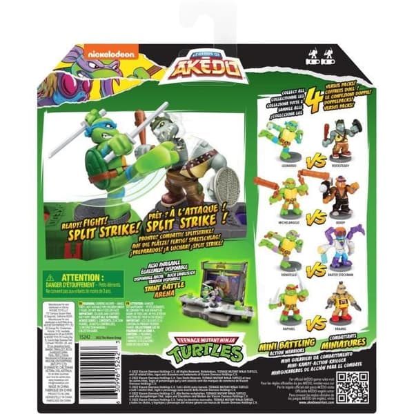 Leonardo vs Kraang Figurer - Akedo - Älgleksaker
