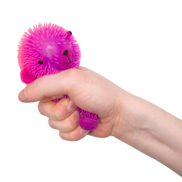 2st Stressboll / Klämboll - Blinkande Nalle