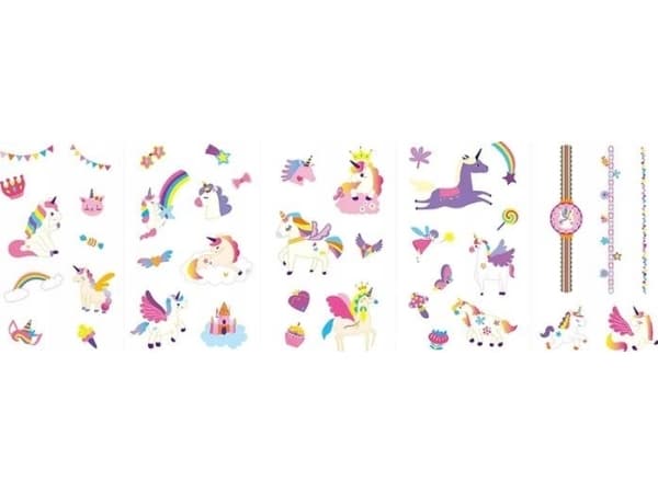 AVENIR 230+ negleklistremerker og tatoveringer "Unicorns"