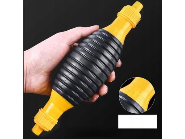Sølv SØLV MANUELL DRIVSTOFFPUMPE PÆRE 12mm
