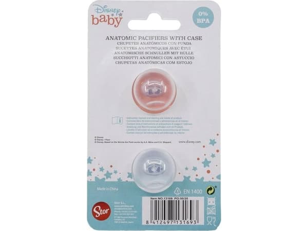 Minnie Mouse Minnie Mouse - Anatomisk smokk 2 stk 0-6m (Indigo dreams)