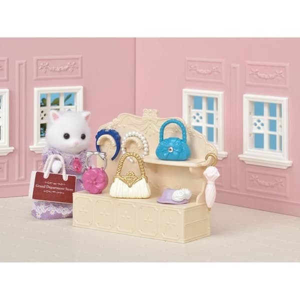 Lädervaror Display och tillbehör - SYLVANIAN FAMILIES - 6015 - Persian Cat - Handväska boutique