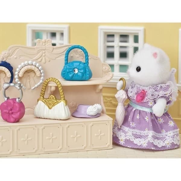 Lädervaror Display och tillbehör - SYLVANIAN FAMILIES - 6015 - Persian Cat - Handväska boutique