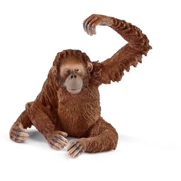 SCHLEICH statyett - Kvinnlig orangutang - Pedagogisk leksak för barn