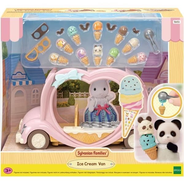 Den resande glasssäljaren - SYLVANIAN FAMILIES - 5651 - Exteriör - Rosa - Från 3 år
