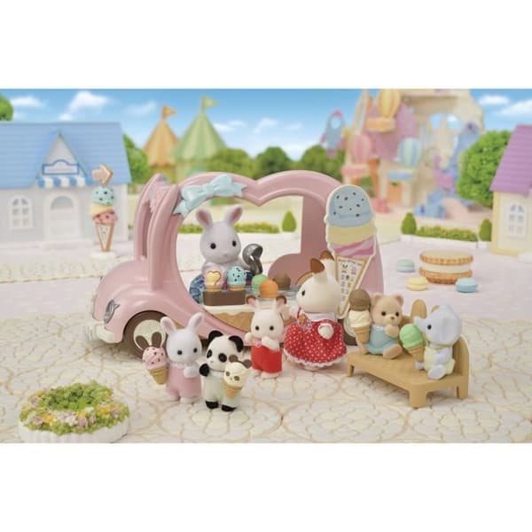 Den resande glasssäljaren - SYLVANIAN FAMILIES - 5651 - Exteriör - Rosa - Från 3 år