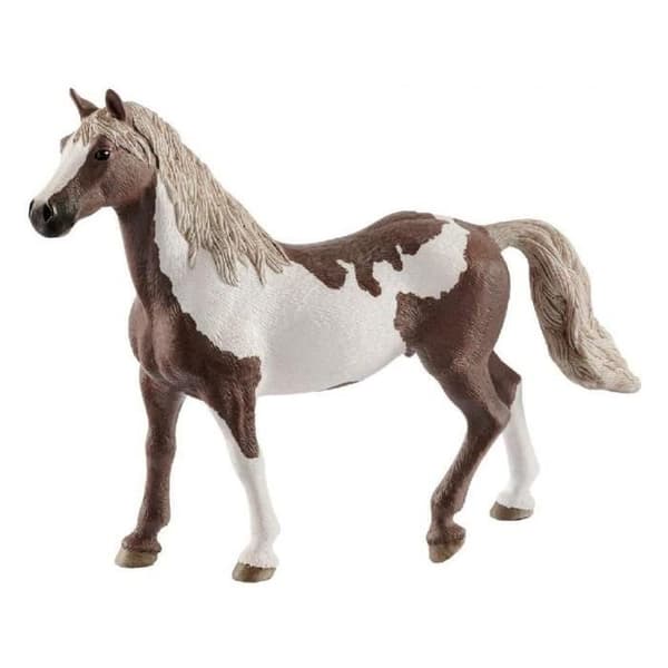 SCHLEICH Horse Club Figur 13885 - Paint Horse Valack för Western Ridning och turneringar