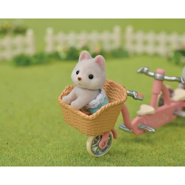 Miniatyrfigurer - SYLVANIAN FAMILIES - 5637 - De husky bröderna och systrarna och deras tandem