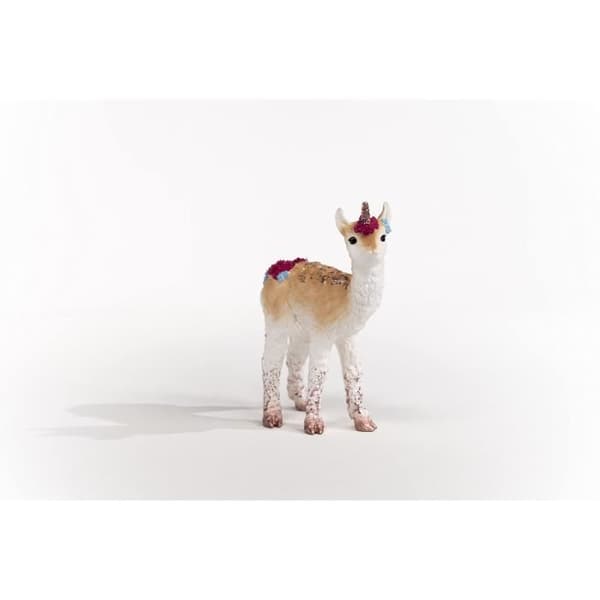SCHLEICH Llama Enhörningsfigur - Modell 70743 - För barn från 5 år - Flerfärgad