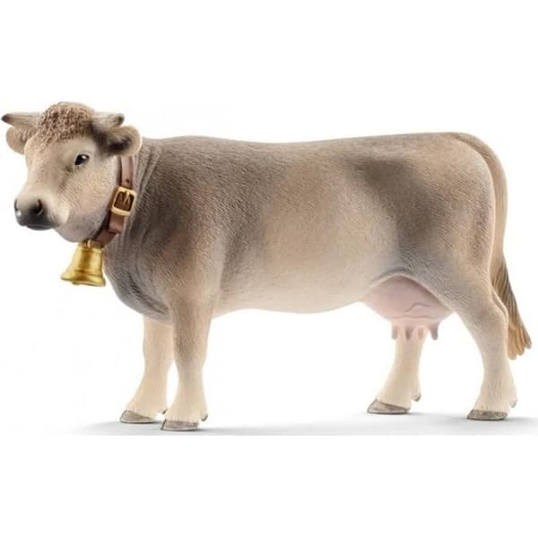 Braunvieh Kofigur - SCHLEICH - 13874 - Bonddjur - Svart - För barn från 3 år och uppåt
