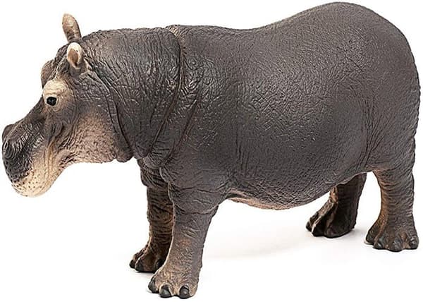 Flodhästfigur - SCHLEICH - Savanna Animals Collection - Handmålad - 13,4 x 6 x 5,3 cm