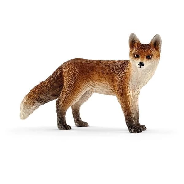 Rävfigur, SCHLEICH 150207 Vilda liv, typisk röd kappa, från 3 år