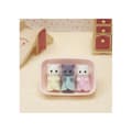 Miniatyrbild 1 av 5: SYLVANIAN FAMILIES - Persiska katttrillingar - Miniuniversum - Rosa - För barn - 3 år och uppåt