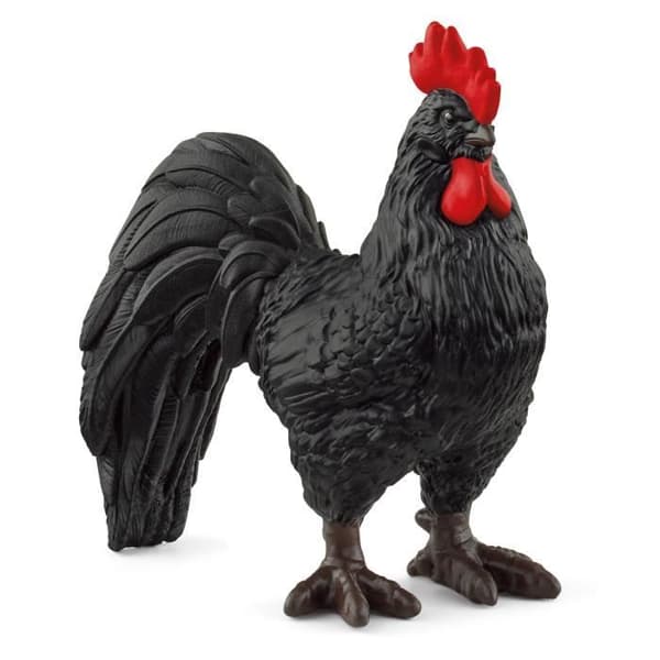 SCHLEICH Mobile Chicken Coop Box - Farm World - Med 1 tupp, 1 kyckling, 1 kyckling och ägg