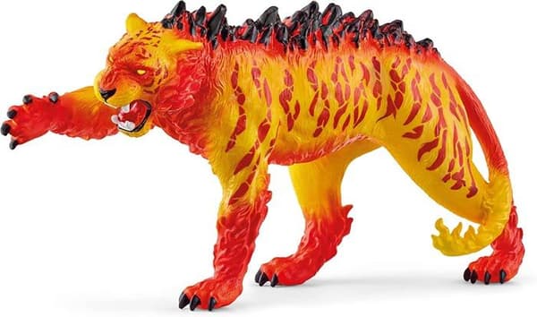 Figurin - SCHLEICH - Lavatiger - Eldrador® - spottar eld och lava - för barn från 7 år och uppåt