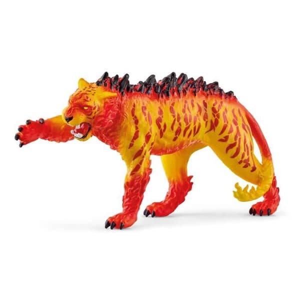 Figurin - SCHLEICH - Lavatiger - Eldrador® - spottar eld och lava - för barn från 7 år och uppåt