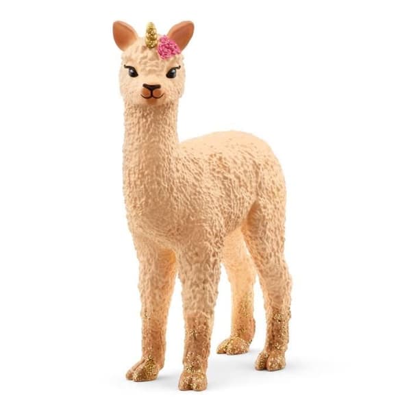 Figurin - SCHLEICH - Young Unicorn Lama - bayala® - Flerfärgad