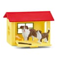 Miniatyrbild 3 av 6: Dog House Figurine, för barn från 3 år och uppåt, box set, 18,8 x 8,2 x 14,7 cm - Schleich 42573 FARM WORLD