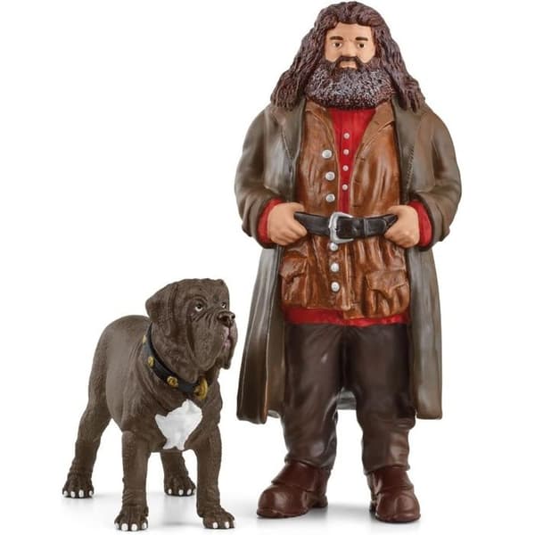 Hagrid och Crockdur, figur från Harry Potter®-universumet, för barn från 6 år, 8 x 11,5 x 13 cm - schleich 42638 WIZARDING WORLD