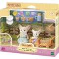 Miniatyrbild 5 av 5: Fennec picknickset - SYLVANIAN FAMILIES - 2 karaktärer, cykel och tillbehör