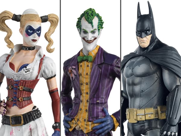 Batman Arkham Asylum Hero Collection - Förpackning med 3 figurer 1/16 10-årsjubileum Box 13 cm