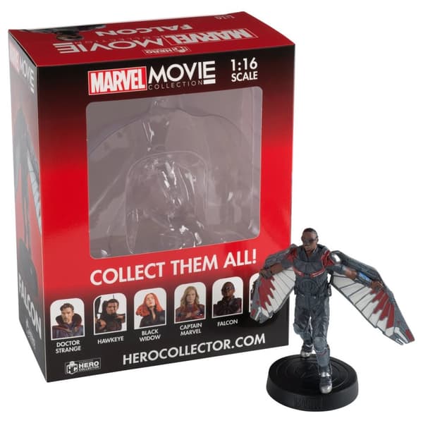 Marvel Movie 1:16 actionfigurer - Falcon 18 cm