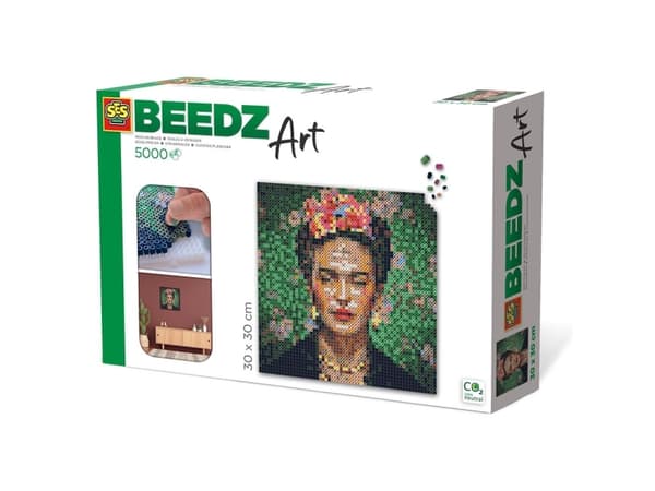 SES Creative Beedz Frida Kahlo, 5000 stykker, 12 år, Gutt/Jente, Barn, Flerfarget, 300 mm