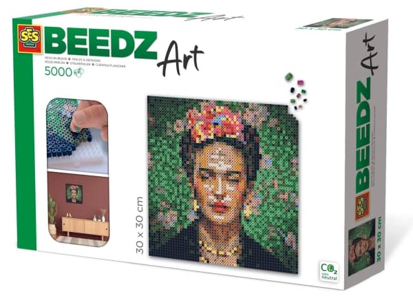 SES Creative Beedz Frida Kahlo, 5000 stykker, 12 år, Gutt/Jente, Barn, Flerfarget, 300 mm