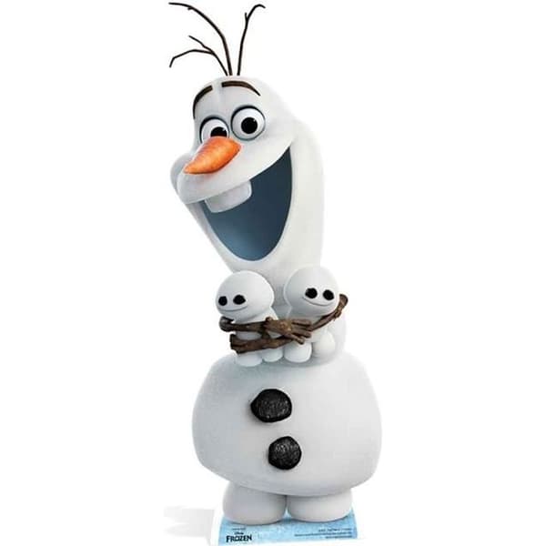 Disney Frozen 2 kartongfigur Olaf och små snögubbar H 94 cm - Unisex - Barn