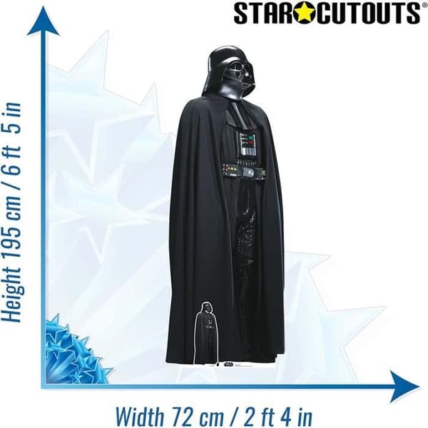 Star Wars Darth Vader gigantisk kartongfigur 195cm