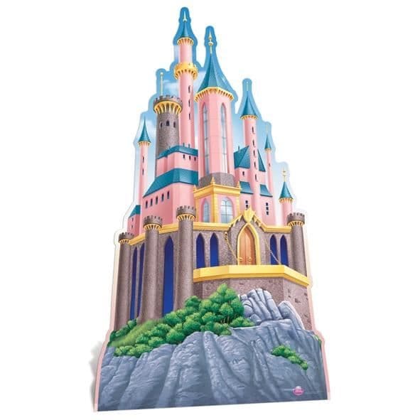 Kartongfigur - DISNEY - Disney Princess Castle - Rosa - Girl - Disney Princesses