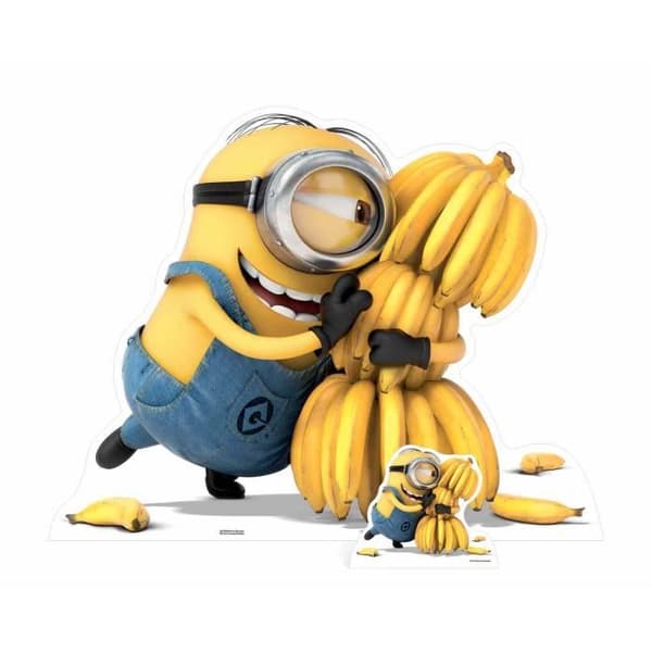 Minion Bananas kartongfigur H 100 cm