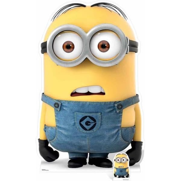 Dave kartongfigur The Minions H 147 cm - Minions - Carl staty i naturlig storlek - Superb Dave staty
