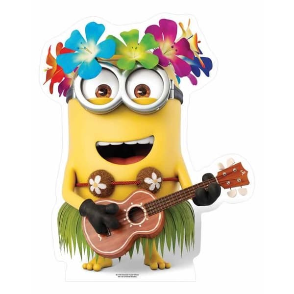 Hawaiian Guitar Minion kartongfigur H 81 cm