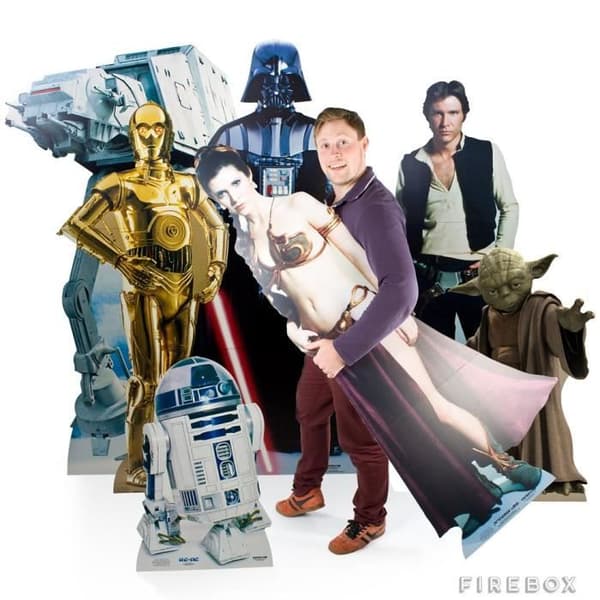 Figurin - Star Wars - Yoda - Verklig storlek - 76 cm - Ultralätt - Dekorativ