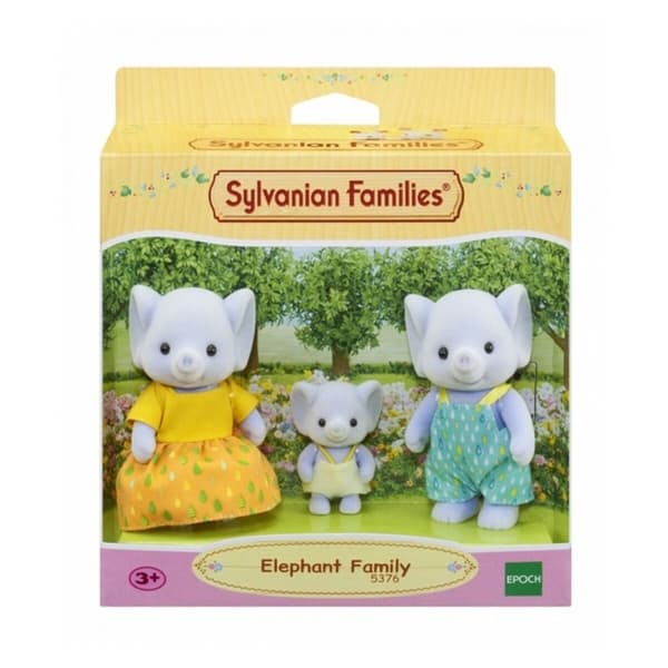 Sæt med dukker Sylvanian Families 5376 The Elephant Family 1 Dele