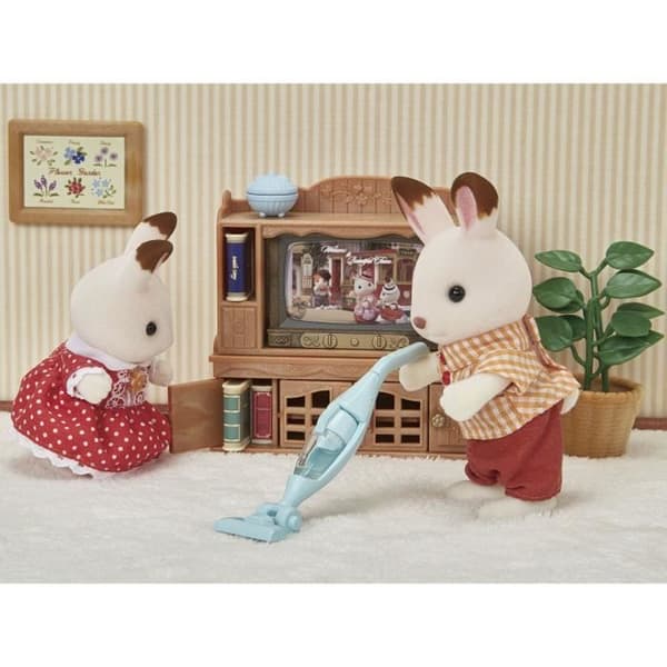 SYLVANIAN FAMILIES möbelset - Tvättmaskin och dammsugare - 5 st