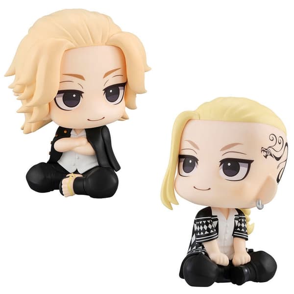 Pack 2 Figures Tokyo Revengers Look up Manjiro Sano and Ken Ryuguji 11cm