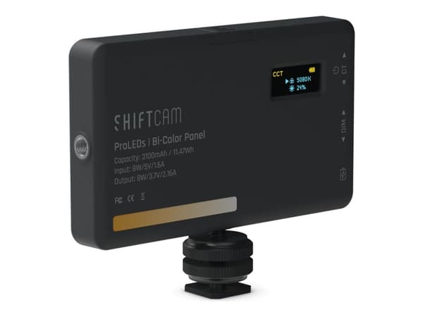 ShiftCam ProLEDs - Ljuspanel - 1 huvuden - LED - 8 W - DC