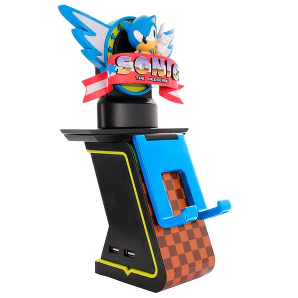 Sonic The Hedgehog Classic Sonic clamping bracket Cable guy Ikon 20cm