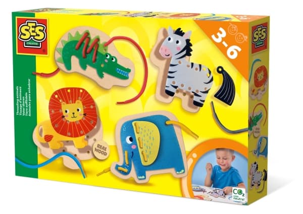 SES Creative Lær at tråde - Trædyr