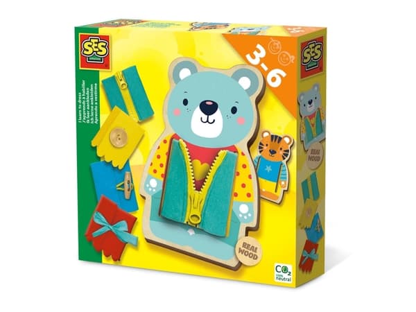 SES Creative 14638, Pysselset för barn, 3 År, Kartong, Multifärg
