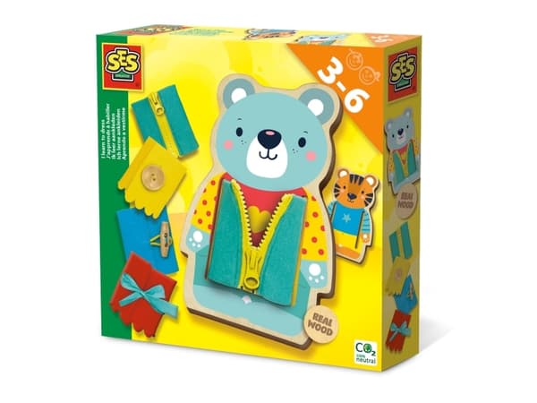 SES Creative 14638, Pysselset för barn, 3 År, Kartong, Multifärg