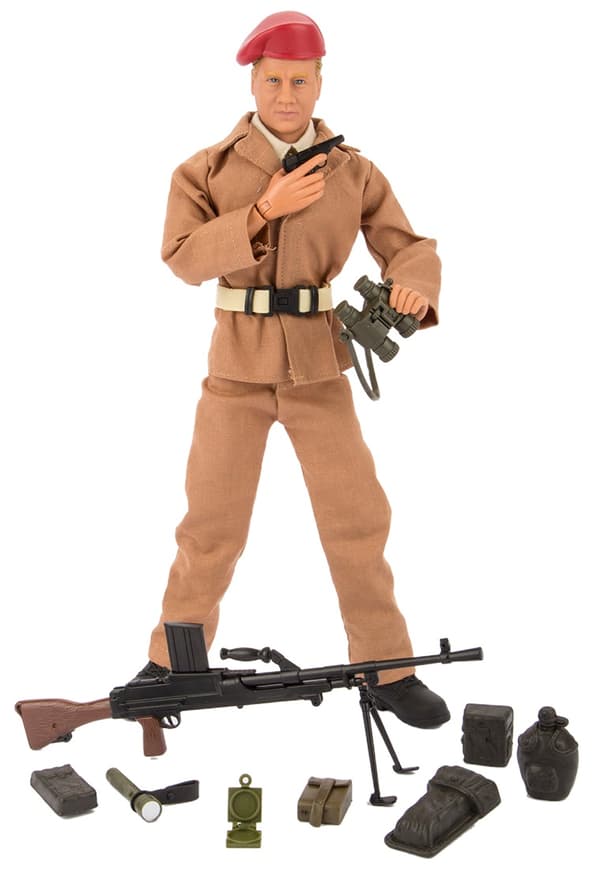 WW2 Allierad Fallskärmsregementet actionfigur 30,5cm m. tillbehör
