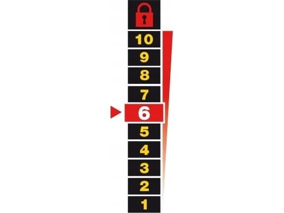 50mm padlock, with shackle, anti-slip pin, x3 key, external