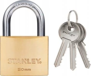 50mm padlock, with shackle, anti-slip pin, x3 key, external