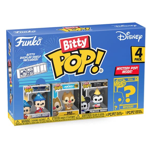 Funko Bitty Pop: Disney - Sorcerer Mickey 4pk