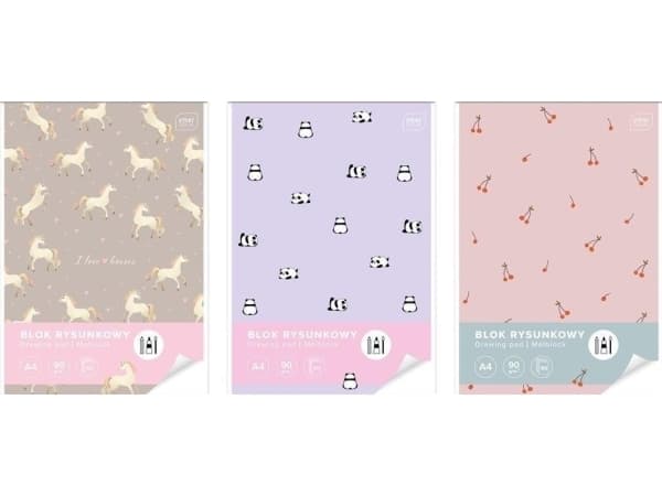 Drawing block A4/50K UV Cute Girl (5pcs)