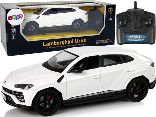 Import leantoys Auto R/C 1:24 Lamborghini Urus White 2.4 G Light